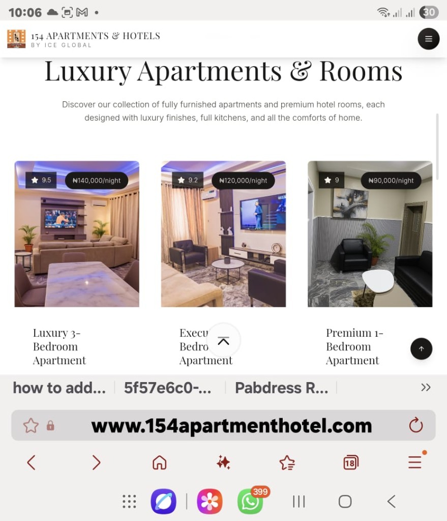 154 APARTMENTS AND HOTEL